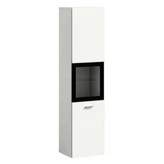 Hochschrank Badhochschrank in modernem Design mit Glastür
