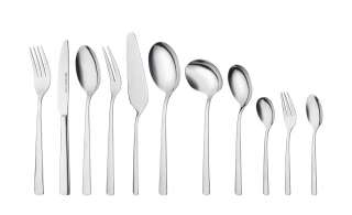 KHG Besteckset, 68-teilig  710 ¦ silber ¦ Edelstahl Besteck > Besteck-Sets - Höffner