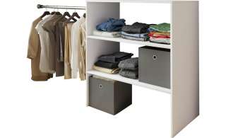 Kompaktgarderobe ¦ weiß ¦ Maße (cm): B: 90 H: 100 Garderoben & Kleiderstangen > Garderoben - Höffner