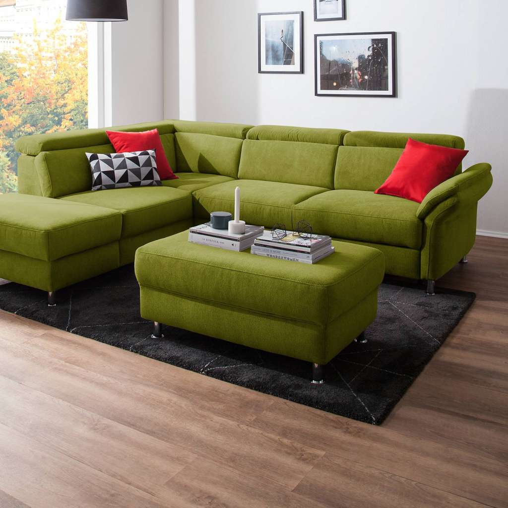 home24 Polsterhocker Calang Webstoff