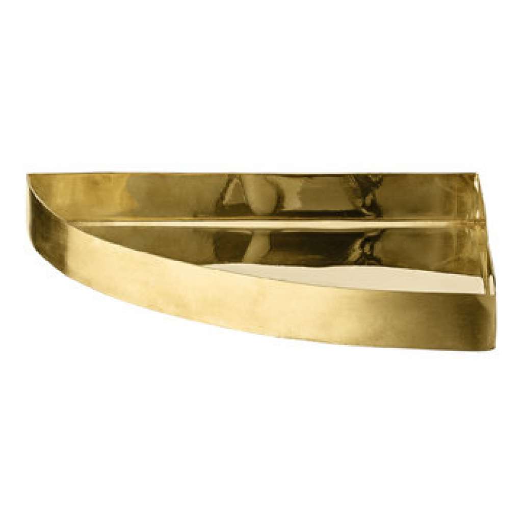 AYTM - Unity Tablett - Brass - quarter circle - indoor