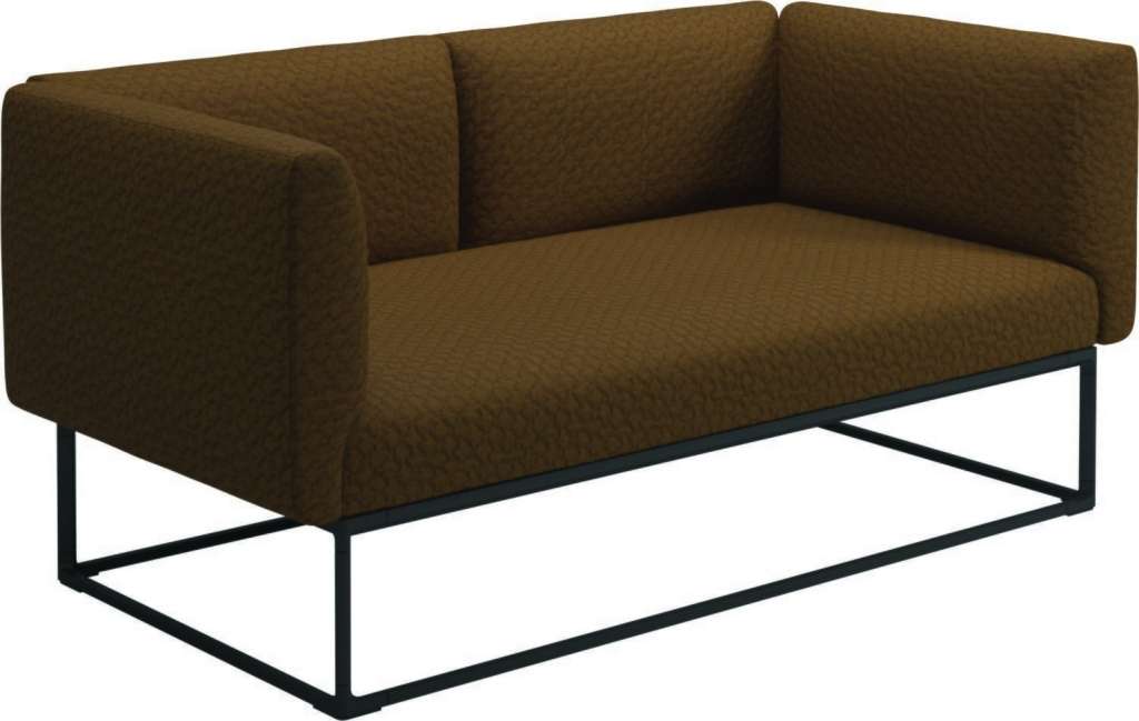 Gloster - Maya Loungesofa - wave russet - gestell meteor - outdoor
