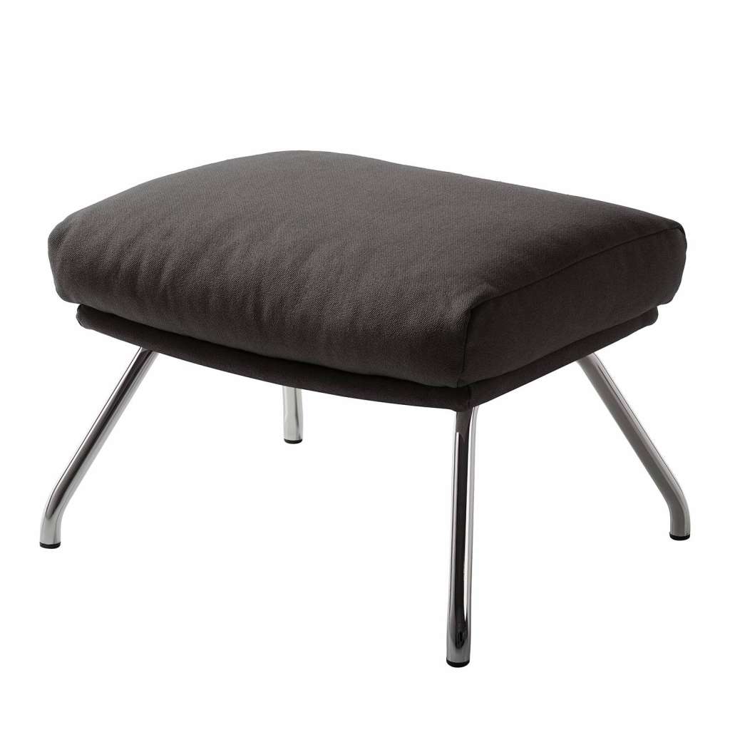 home24 Polsterhocker Garbo I Webstoff