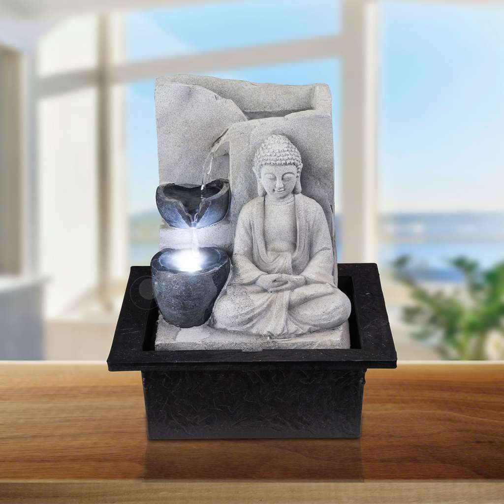 home24 LED-Zierbrunnen Alberto I