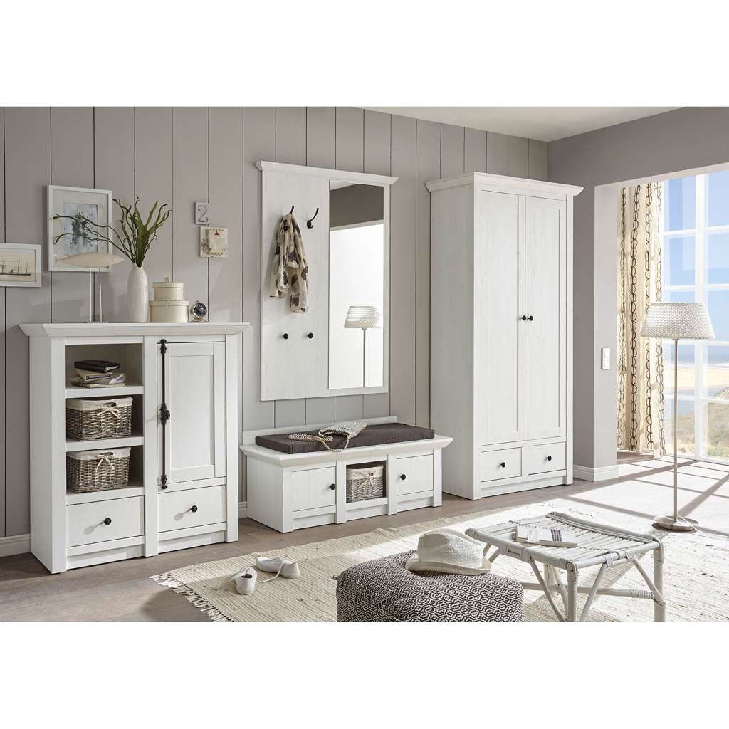 home24 Garderobenset Westerland IV (4-teilig)