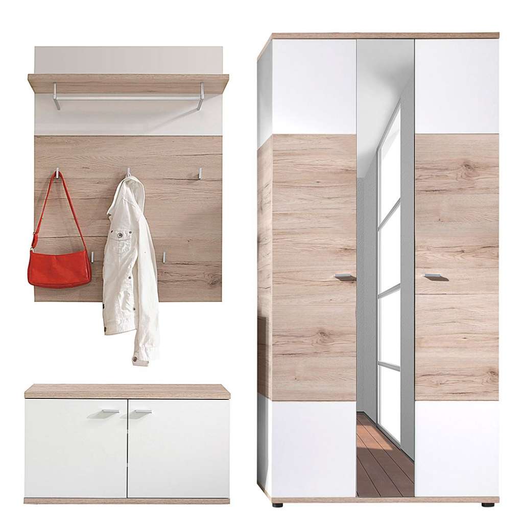 home24 Garderobenset Creston II (3-teilig)