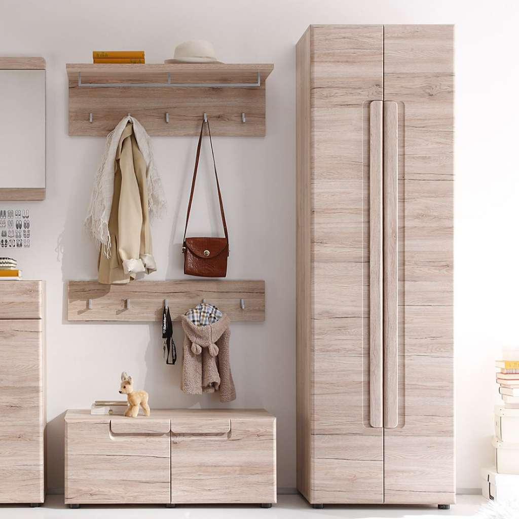 home24 Garderobenset Giba I (4-teilig)