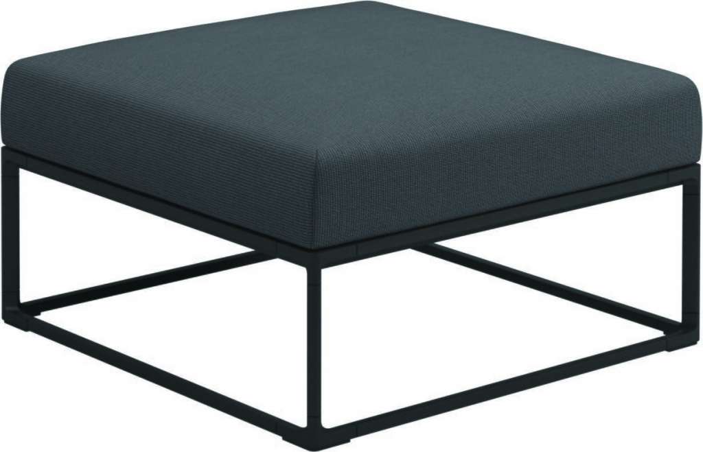 Gloster - Maya Ottomane - anthracite - gestell meteor - outdoor