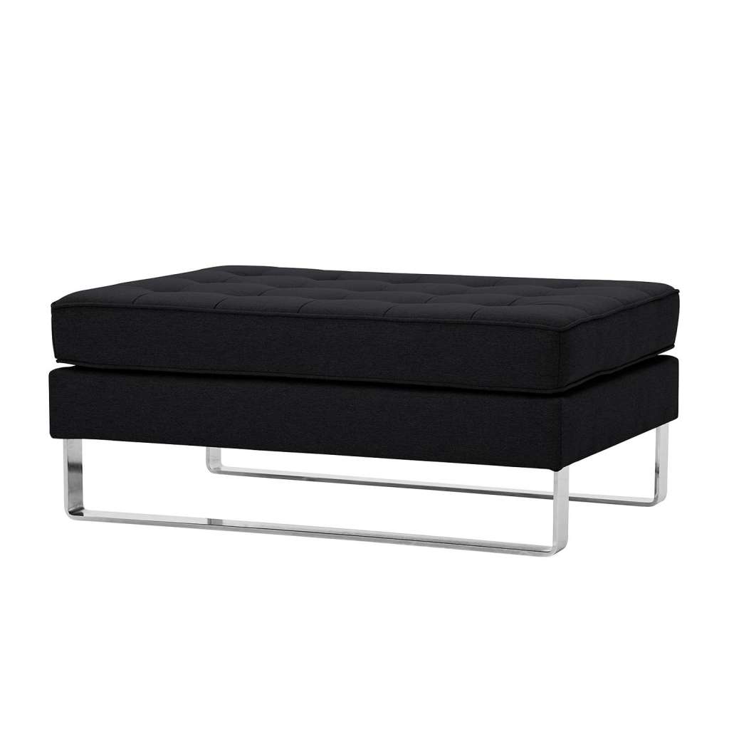 home24 Polsterhocker Chelsea Webstoff