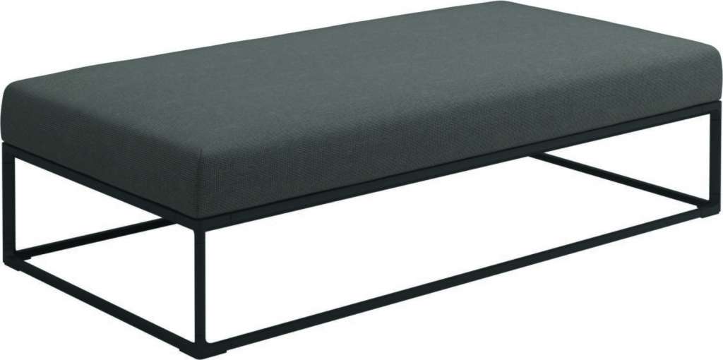 Gloster - Maya Ottomane - granite - gestell meteor - 150 x 75 cm - outdoor