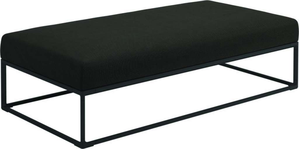 Gloster - Maya Ottomane - fife granite - gestell meteor - 150 x 75 cm - outdoor