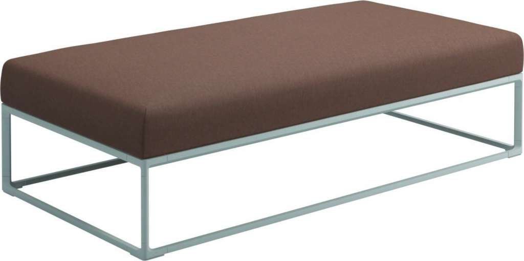 Gloster - Maya Ottomane - tuck cider - gestell white - 150 x 75 cm - outdoor