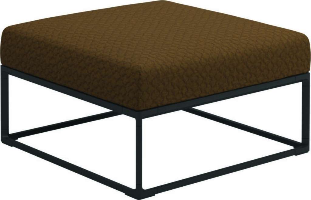 Gloster - Maya Ottomane - wave russet - gestell meteor - outdoor