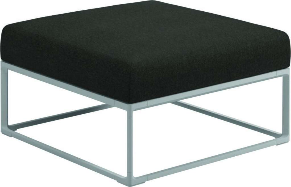 Gloster - Maya Ottomane - tuck sable - gestell white - outdoor
