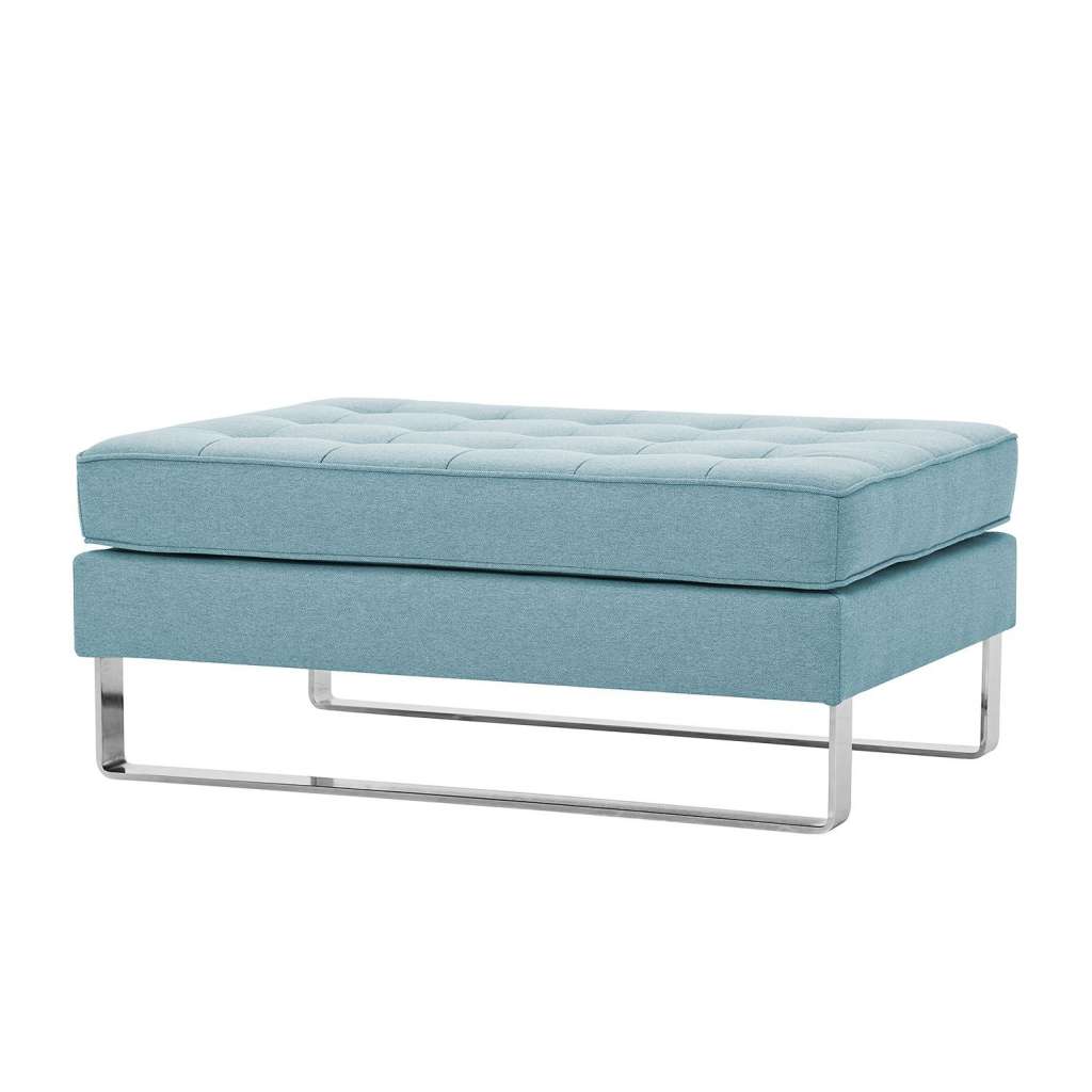 home24 Polsterhocker Chelsea Webstoff