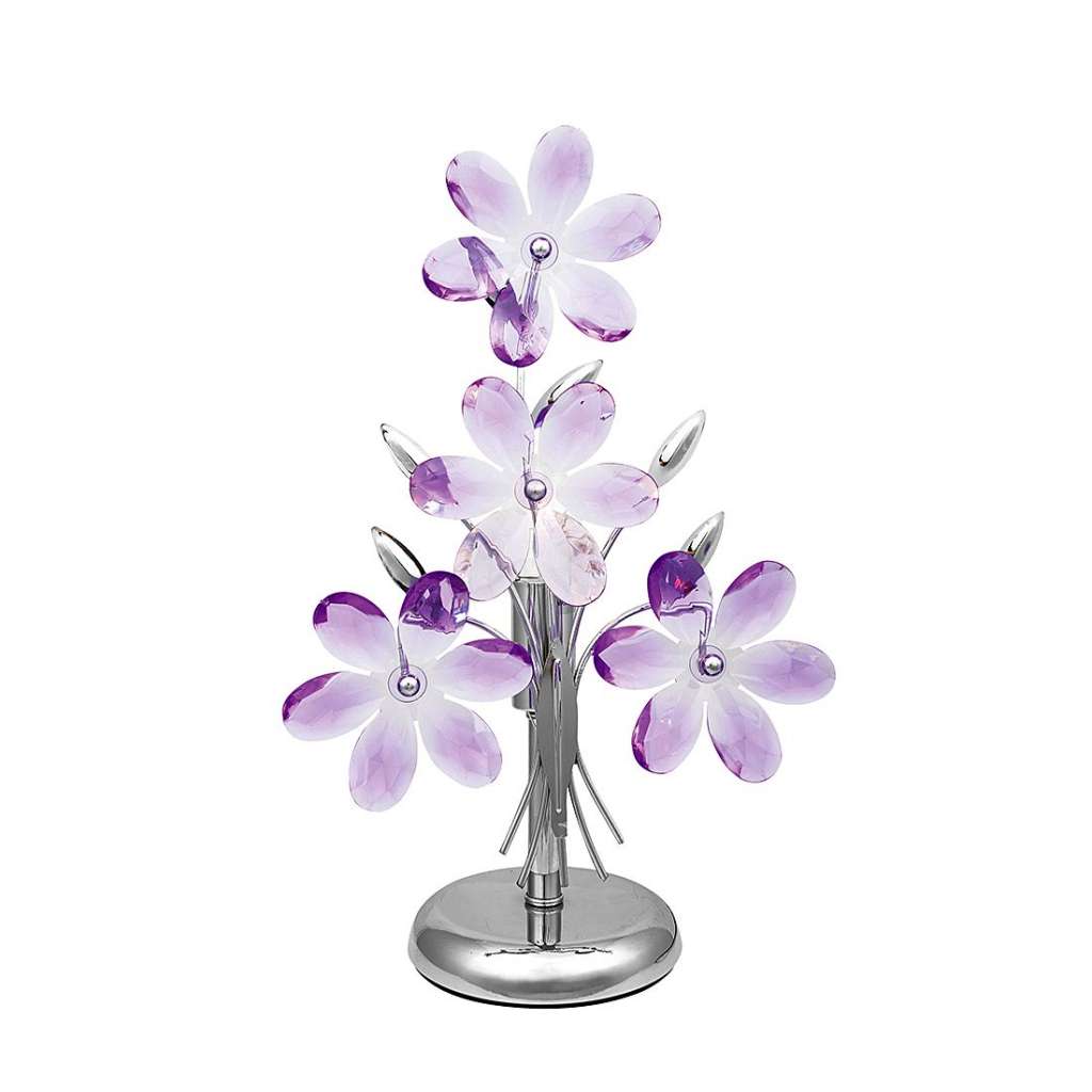 home24 Tischleuchte Purple