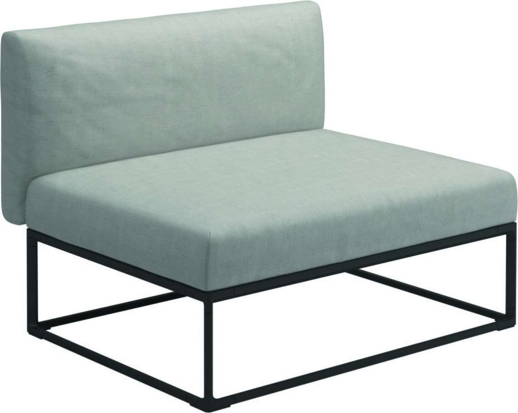 Gloster - Maya 100 x 86 Mittelmodul - seagull - gestell meteor - outdoor