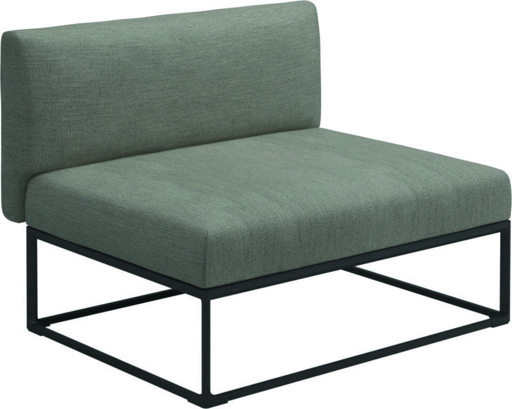 Gloster - Maya 100 x 86 Mittelmodul - mez granite - gestell meteor - outdoor