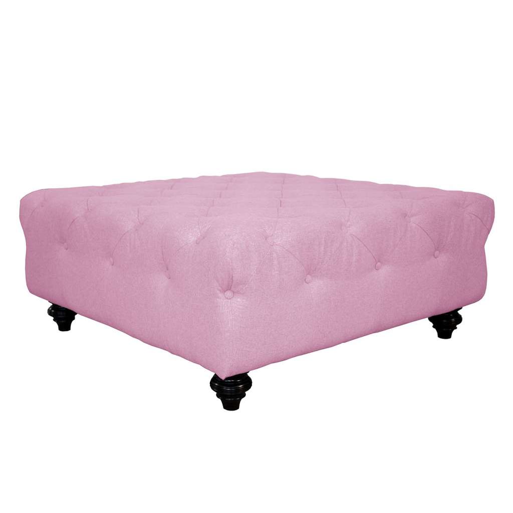 home24 Polsterhocker Kisaura Webstoff