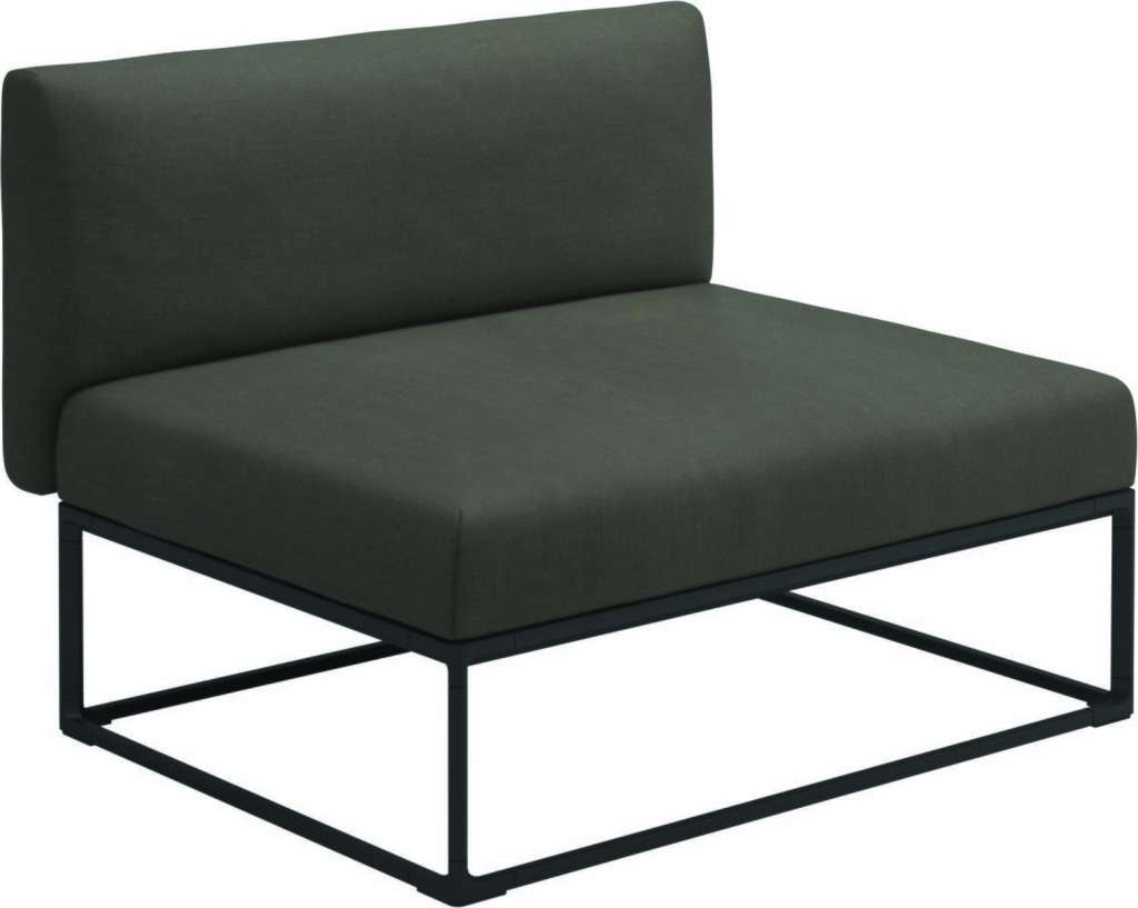 Gloster - Maya 100 x 86 Mittelmodul - fife platinum - gestell meteor - outdoor