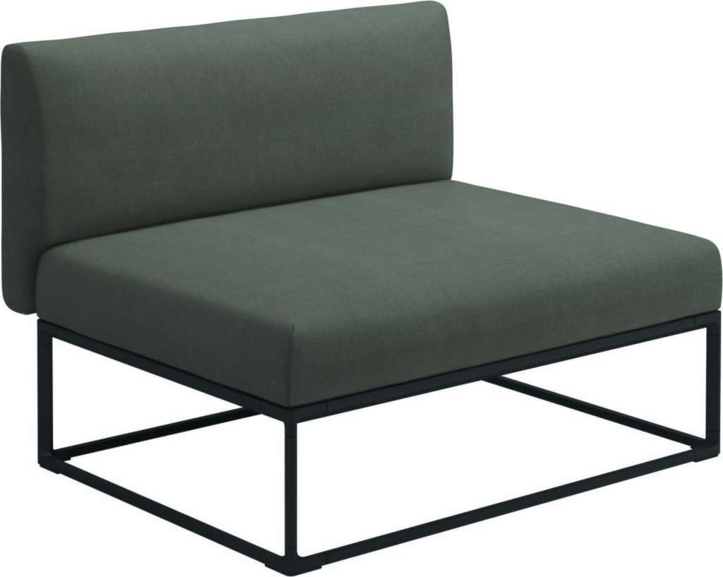 Gloster - Maya 100 x 86 Mittelmodul - fife nickel - gestell meteor - outdoor