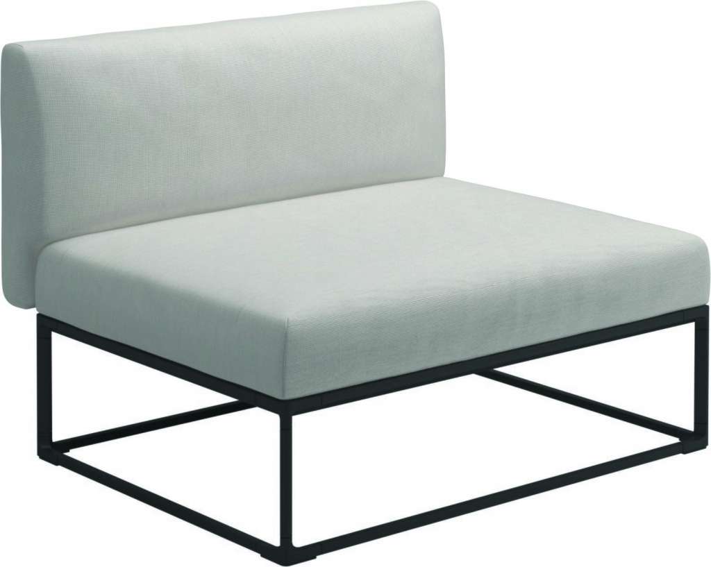 Gloster - Maya 100 x 86 Mittelmodul - elite frost - gestell meteor - outdoor