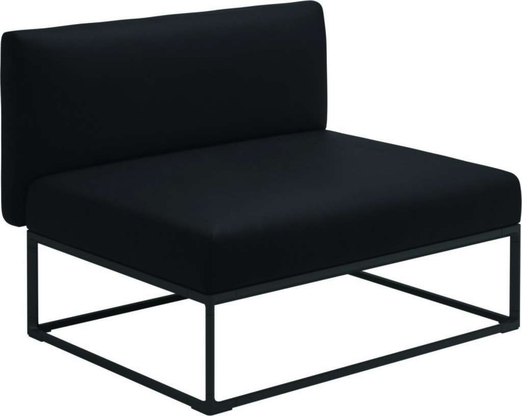 Gloster - Maya 100 x 86 Mittelmodul - fife soot blue - gestell meteor - outdoor