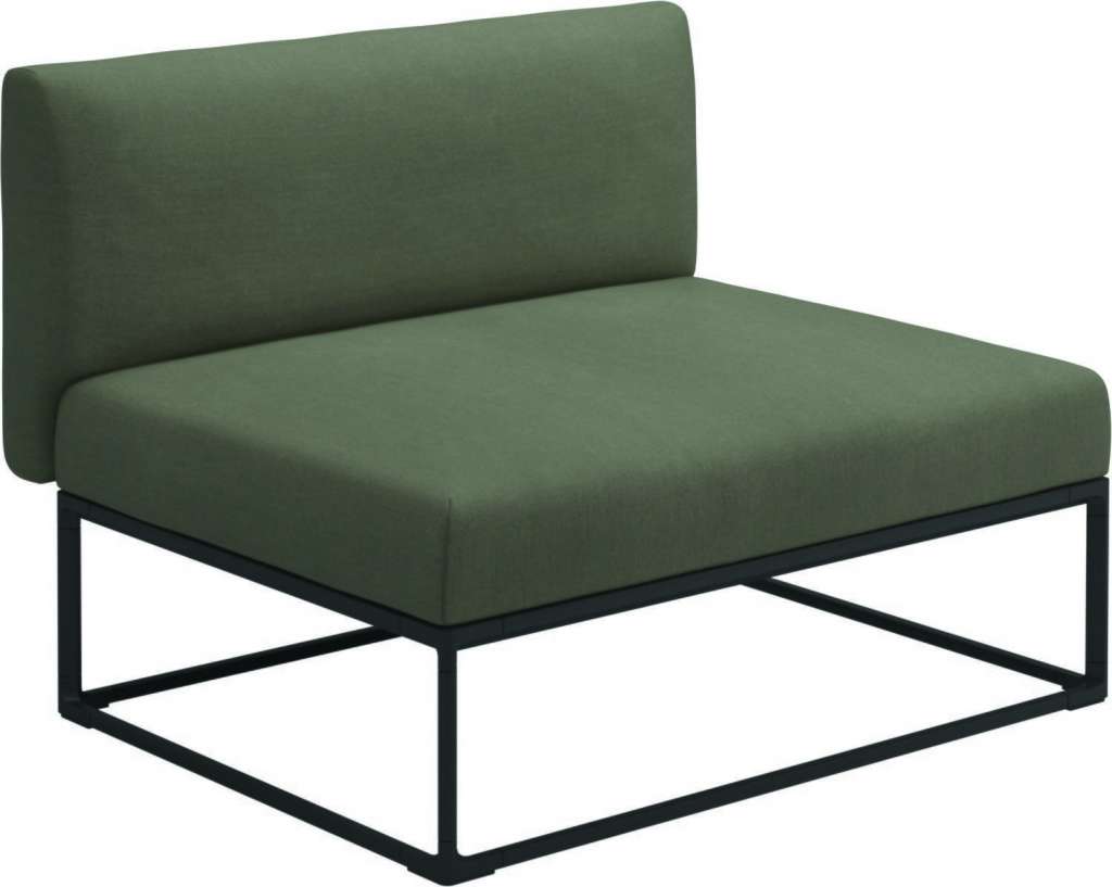 Gloster - Maya 100 x 86 Mittelmodul - fife lichen - gestell meteor - outdoor