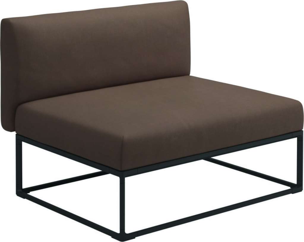 Gloster - Maya 100 x 86 Mittelmodul - fife salmon - gestell meteor - outdoor