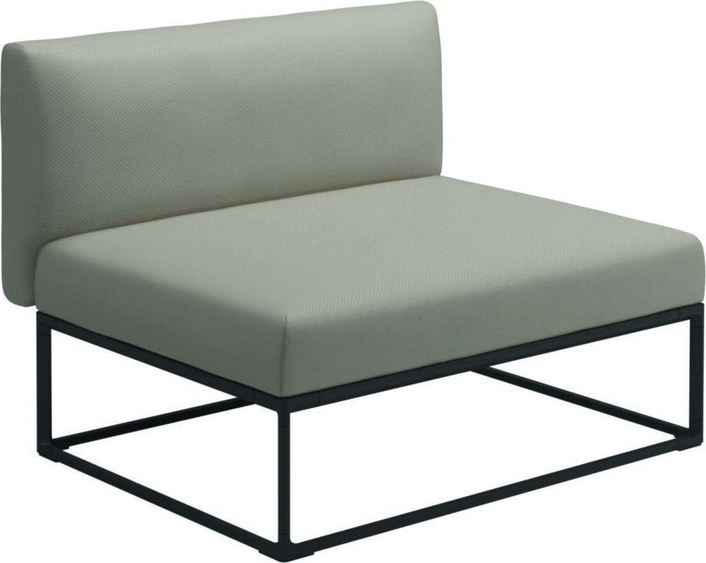 Gloster - Maya 100 x 86 Mittelmodul - dot oyster - gestell meteor - outdoor