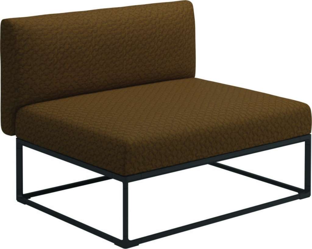 Gloster - Maya 100 x 86 Mittelmodul - wave russet - gestell meteor - outdoor