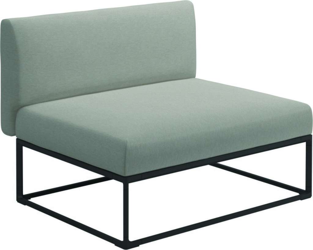 Gloster - Maya 100 x 86 Mittelmodul - tuck malt - gestell meteor - outdoor