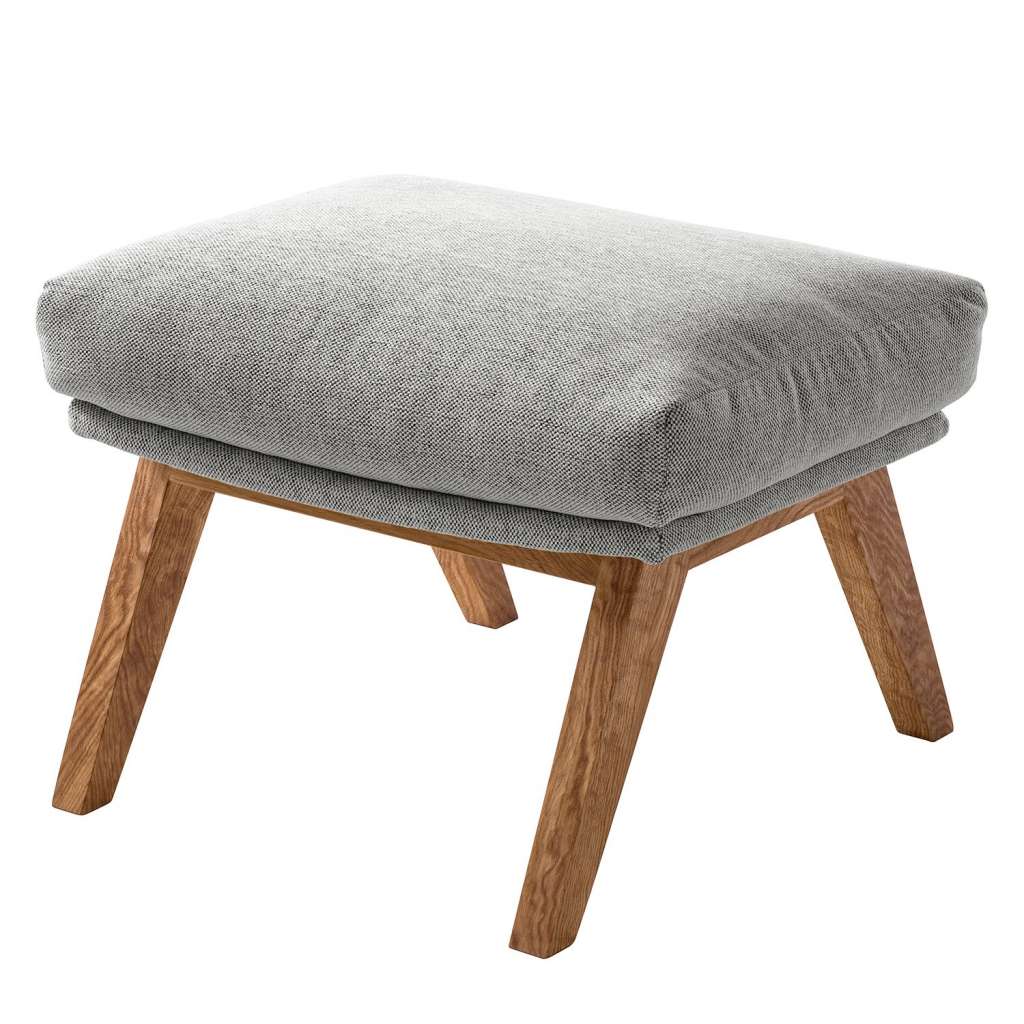home24 Polsterhocker Garbo I Webstoff