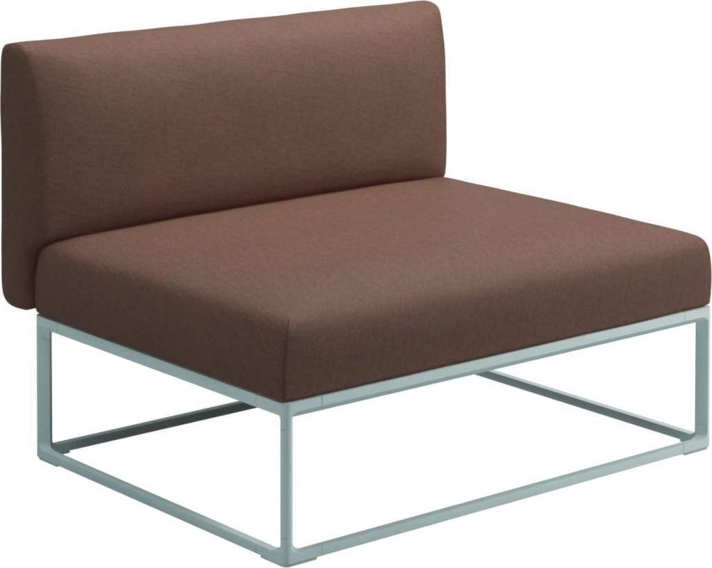 Gloster - Maya 100 x 86 Mittelmodul - tuck cider - gestell white - outdoor