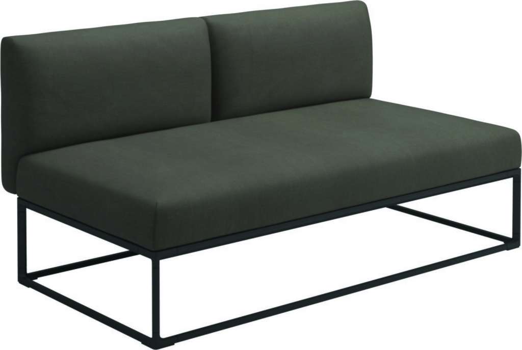 Gloster - Maya 150 x 86 Mittelmodul - fife platinum - gestell meteor - outdoor