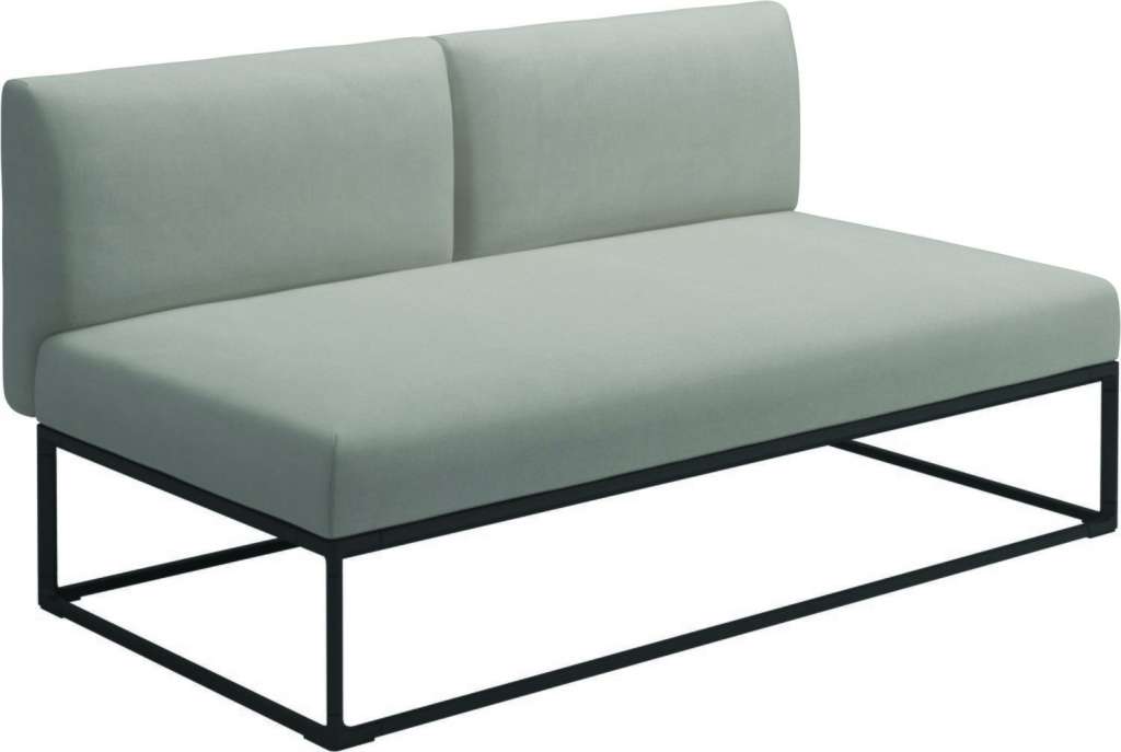 Gloster - Maya 150 x 86 Mittelmodul - fife bone - gestell meteor - outdoor