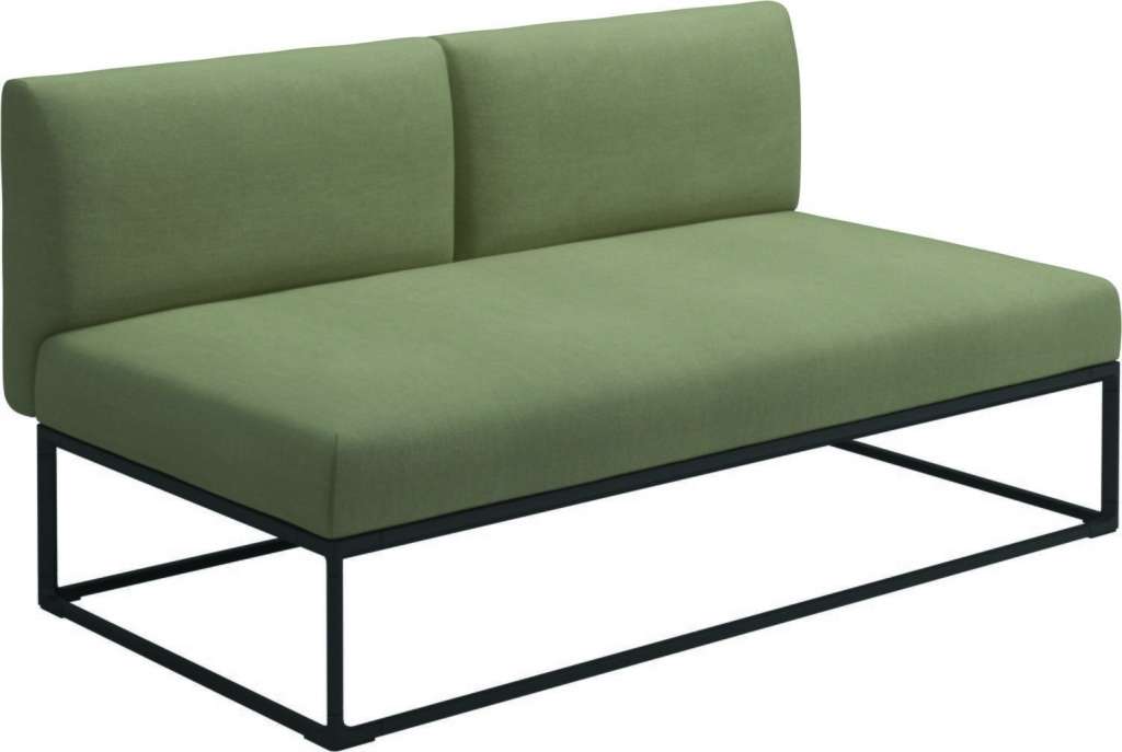 Gloster - Maya 150 x 86 Mittelmodul - fife silky green - gestell meteor - outdoor
