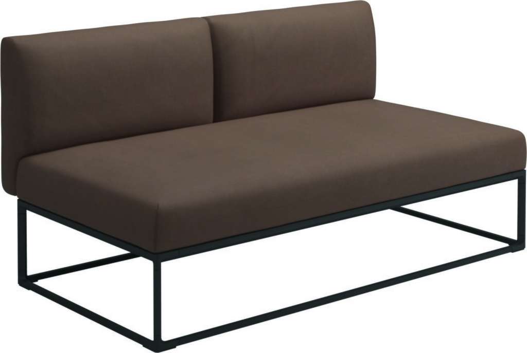 Gloster - Maya 150 x 86 Mittelmodul - fife salmon - gestell meteor - outdoor