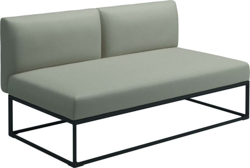 Gloster - Maya 150 x 86 Mittelmodul - dot oyster - gestell meteor - outdoor