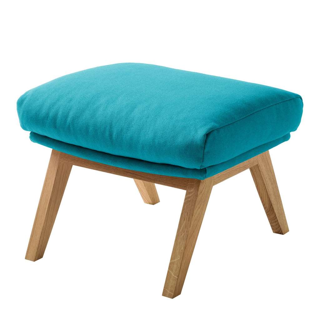 home24 Polsterhocker Garbo I Webstoff