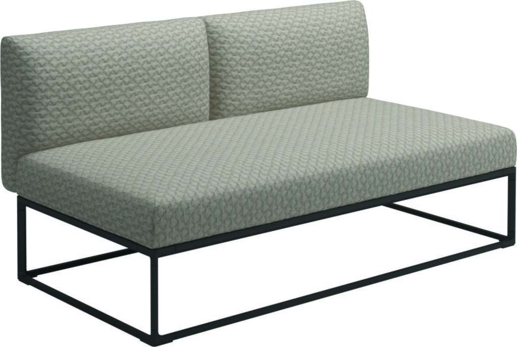 Gloster - Maya 150 x 86 Mittelmodul - wave buff - gestell meteor - outdoor