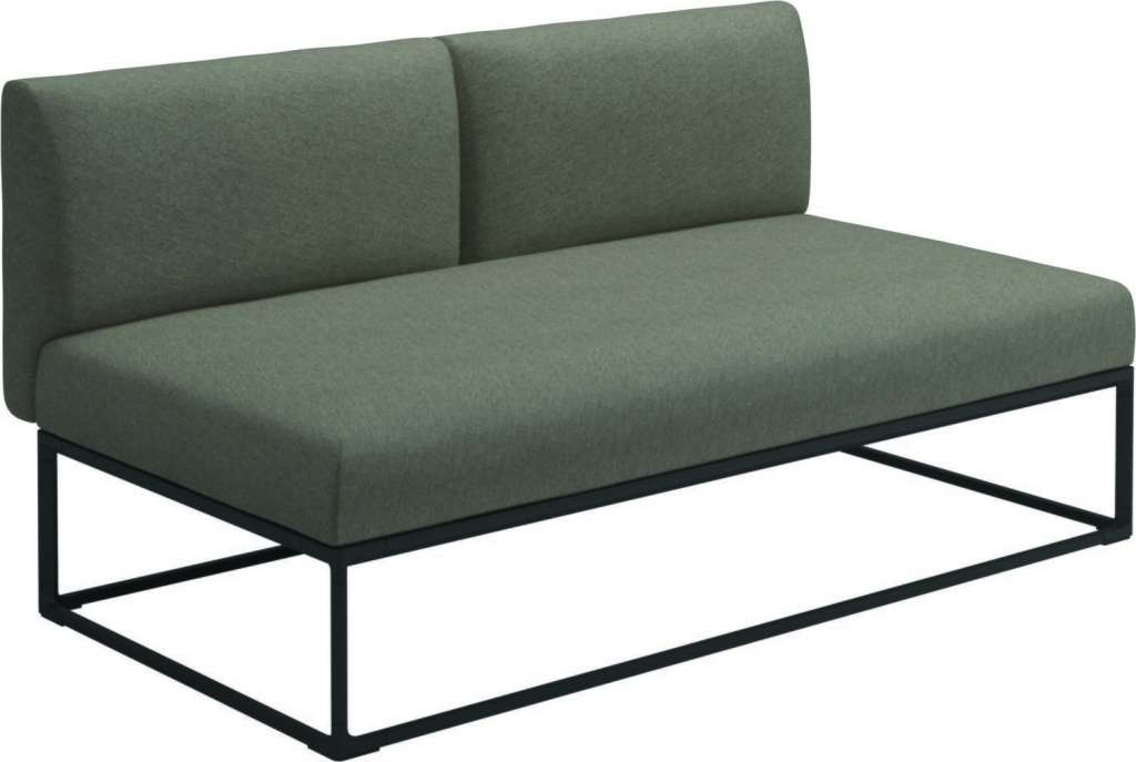 Gloster - Maya 150 x 86 Mittelmodul - tuck truffle - gestell meteor - outdoor