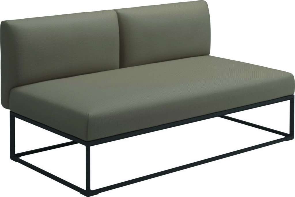 Gloster - Maya 150 x 86 Mittelmodul - ravel dune - gestell meteor - outdoor