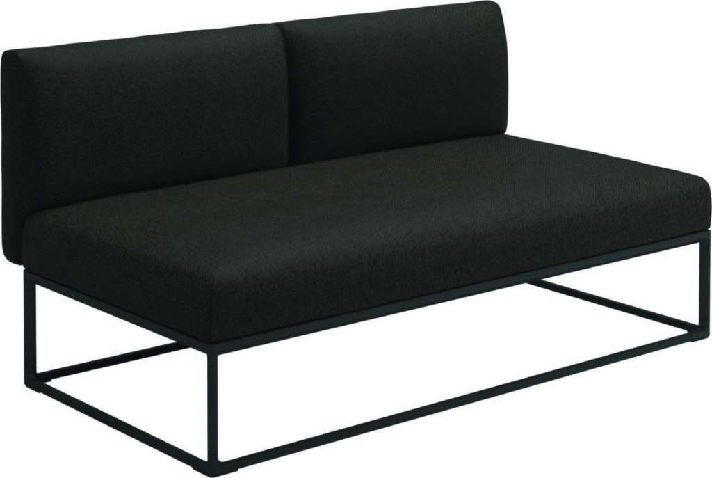 Gloster - Maya 150 x 86 Mittelmodul - ravel sable - gestell meteor - outdoor