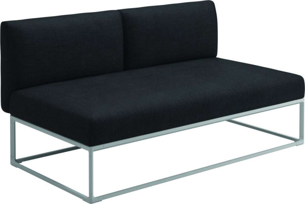 Gloster - Maya 150 x 86 Mittelmodul - fife nightshade - gestell white - outdoor