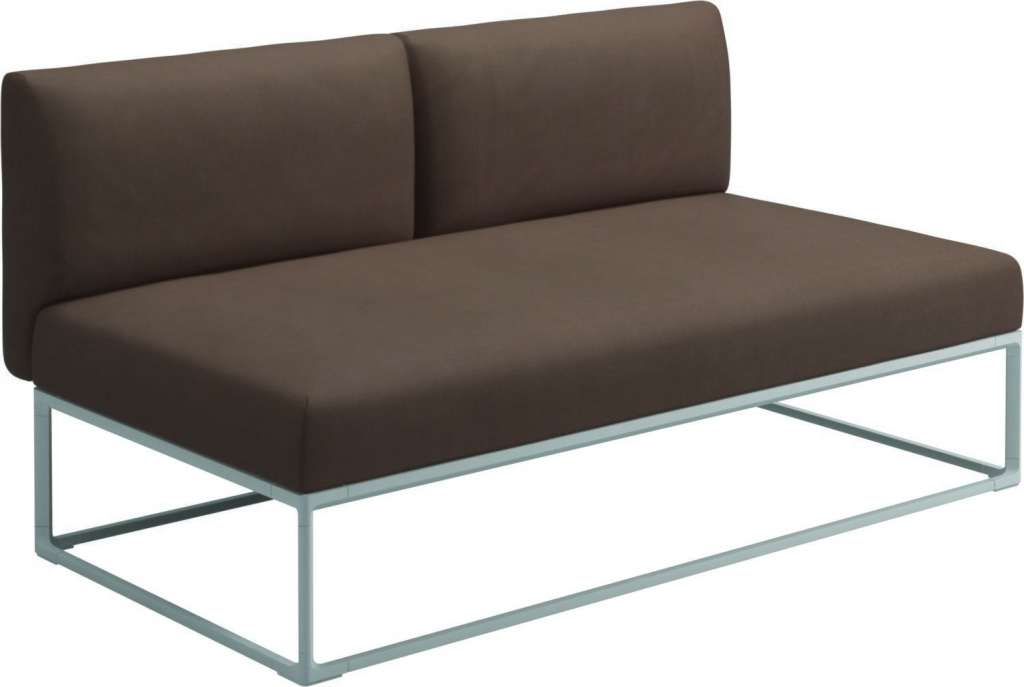 Gloster - Maya 150 x 86 Mittelmodul - fife salmon - gestell white - outdoor
