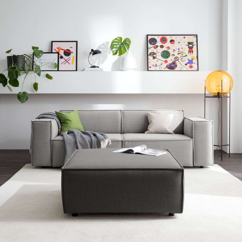 home24 Polsterhocker Kinx II