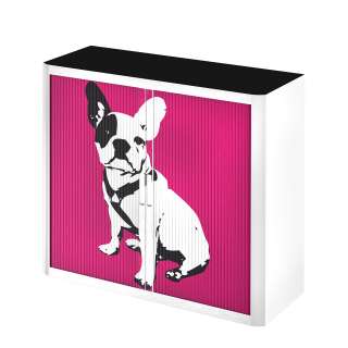 home24 Rollladenschrank easyOffice Pop Art Dog