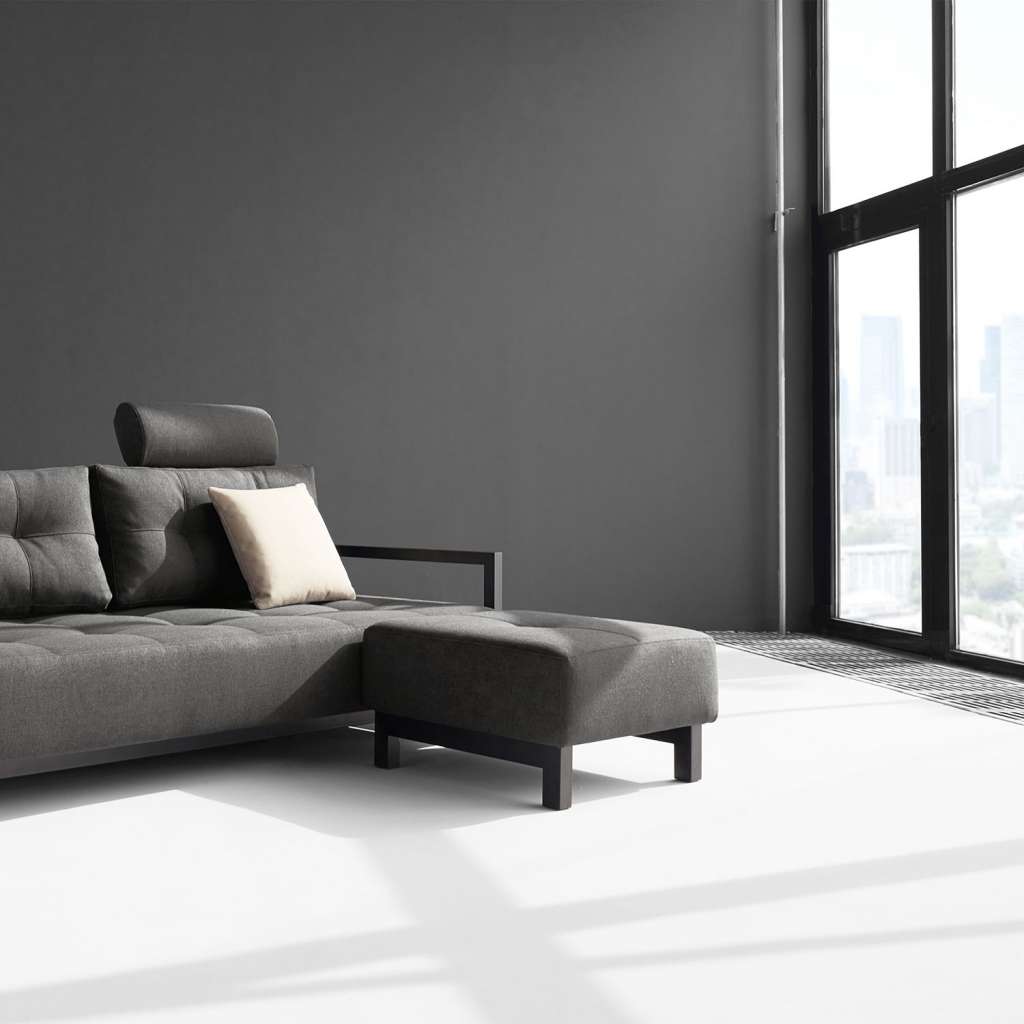 home24 Polsterhocker Bifrost Webstoff
