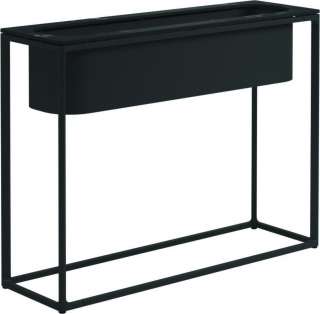 Gloster - Maya Pflanzenständer - Nero Ceramik - gestell meteor - 100 x 30 cm - tall - outdoor